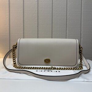 Coach Dinky Bag - Chalk Leather/Brass
